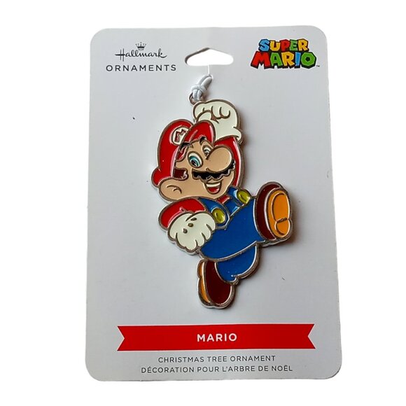 2022 Nintendo Hallmark Ornament, Super Mario Christmas Tree Decoration, NEW - Picture 1 of 5